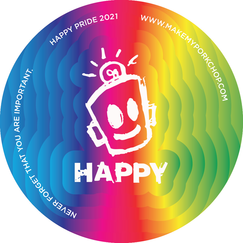 HAPPY - Concentric Rainbows (Pride 2021)