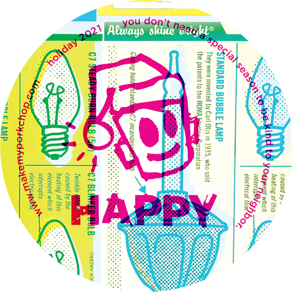 HAPPY - Holiday 2021 (Christmas Bulb Diagram)