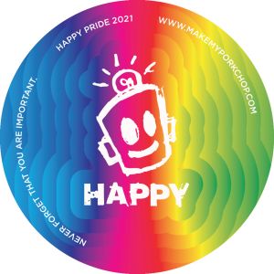 HAPPY - Concentric Rainbows (Pride 2021)