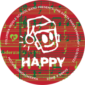 HAPPY - Columbia Middle School Band (Red)