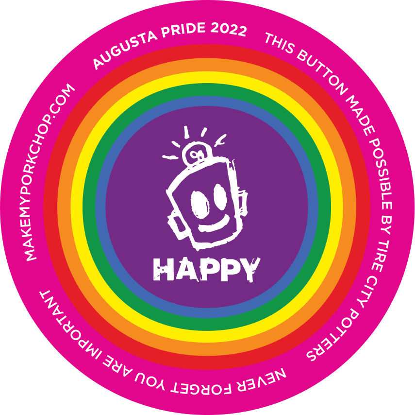 HAPPY - Augusta Pride (Rainbow)
